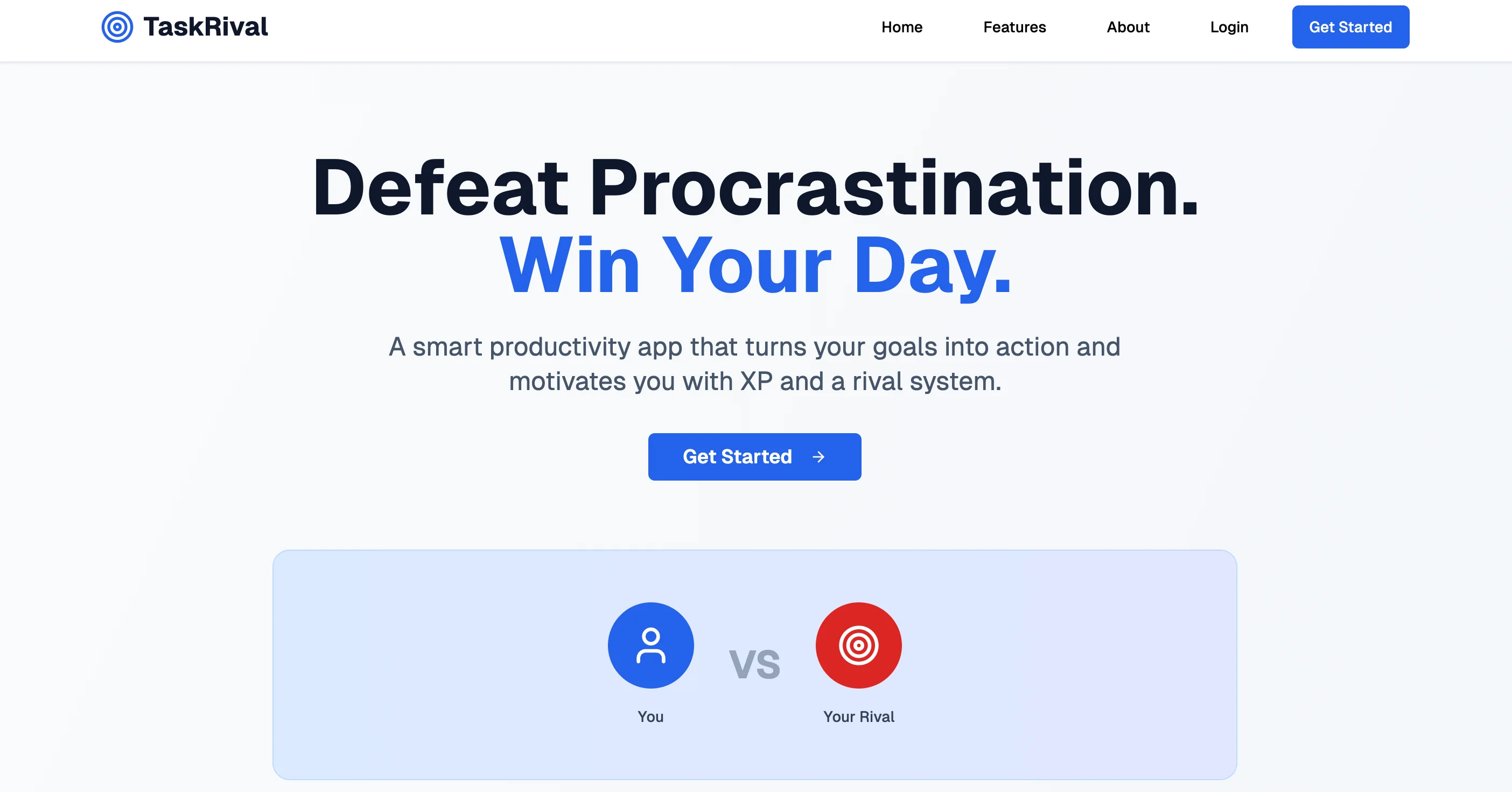 TaskRival. - Hero Image